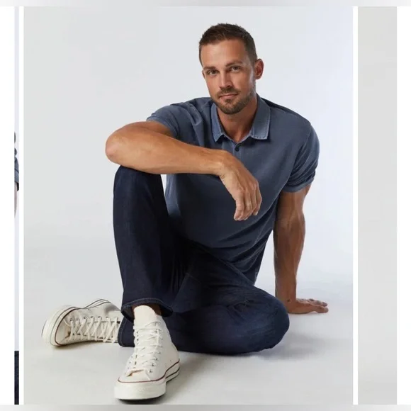 Mavi jake rinse brushed williamsburg jeans